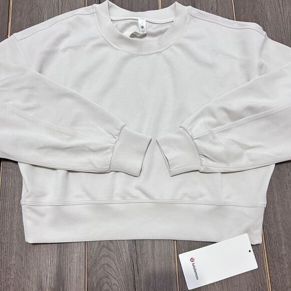 SoftStreme Perfectly Oversized Cropped Crew - Picture 1 of 2